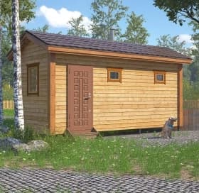 Мобильная баня 5×2.4