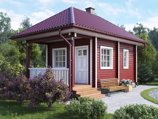 Баня из клеёного бруса Эльба, проект №183