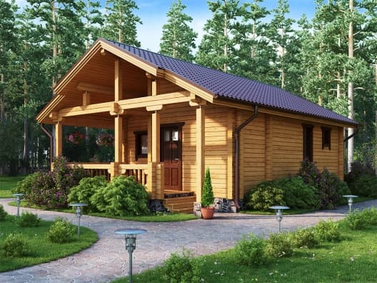 Баня из клеёного бруса Неман, проект №185