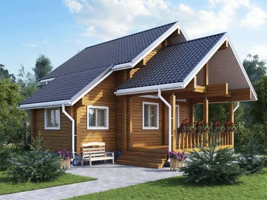 Баня из клеёного бруса Десна, проект №186