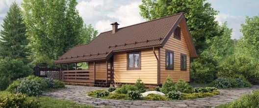 Каркасная баня 6×9